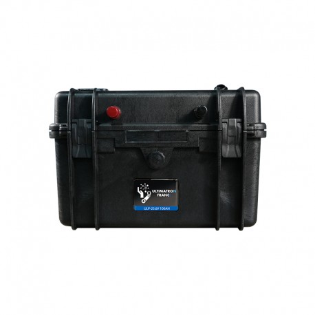 Batterie étanche portative Valise Lithium LiFePO4 Étanche 100 Ah 24v