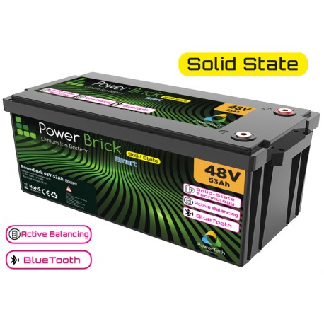 Batterie pour tous types de bateaux Batterie Lithium Powerbrick+ 53Ah (48V)