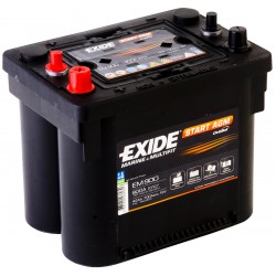 Batterie de démarrage moteur pour bateau Start AGM Exide EM900 12V 42Ah