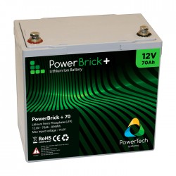 Batterie pour tous types de bateaux Batterie Lithium Powerbrick+ 70 Ah (24V)