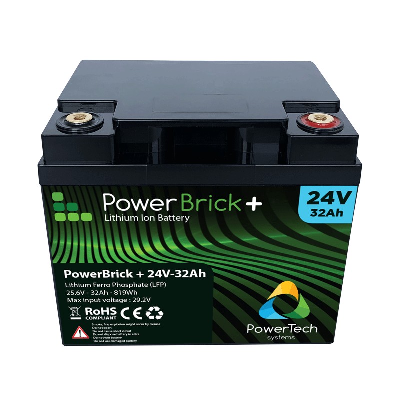 Chargeur 24V pour batterie lithium Powerbrick ; Delta Nautic
