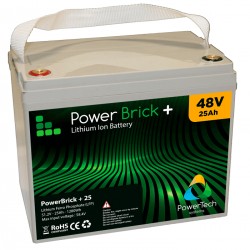 Batterie pour tous types de bateaux Batterie Lithium Powerbrick+ 25 Ah (48V)