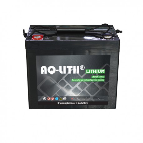 Batterie pour tous types de bateaux Lithium-Ion AqLith 60 Ah (12V)