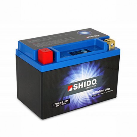 Batterie de démarrage moteur pour bateau Lithium-Ion Shido 6 Ah (12V)