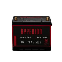 Batterie pour tous types de bateaux Lithium-Ion Hyperion Starter 60 Ah (12V)