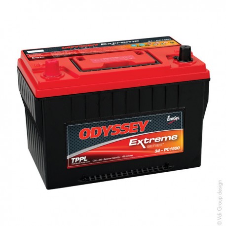 Batterie pour tous types de bateaux ODYSSEY Plomb Pur PC1500-68Ah / Extreme SeriesTM